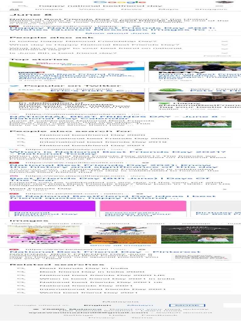 Happy National Bestfriend Day Google Search PDF Computing Web 2.0