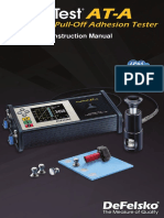 Automatic Pull-Off Adhesion Tester: Instruction Manual