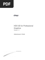 Download HDX 3D Pro Graphics 11 - Administrators Guide 0070 by UnidentifiedSpecies SN56095219 doc pdf