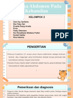 Berdasarkan uraian kasus di atas, assessment yang paling tepat adalah:A. G1P0A0 hamil 30 minggu dengan trauma abdomen kehamilan