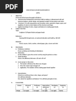 SEMI-detailed Lesson Plan. P.E