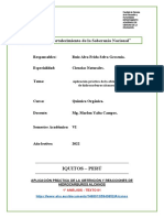 FORO - Aplicación Práctica de La Obtención y Reacciones de Hidrocarburos Alcanos.