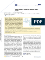 Chemistry of Sustainable Products: Filling The Business Void in Green-Chemistry Curricula