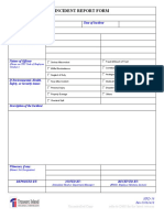 Hrd 36 Incident Report Form