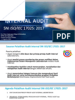 Materi Pelatihan Audit Internal ISO 17025 - 2017 - Dinas LH Palembang - 1-2 Aug 2019