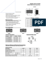 Small Signal Diode: BAW56, BAV70, BAV99 225mW SMD Switching Diode