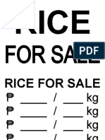 Rice For Sale