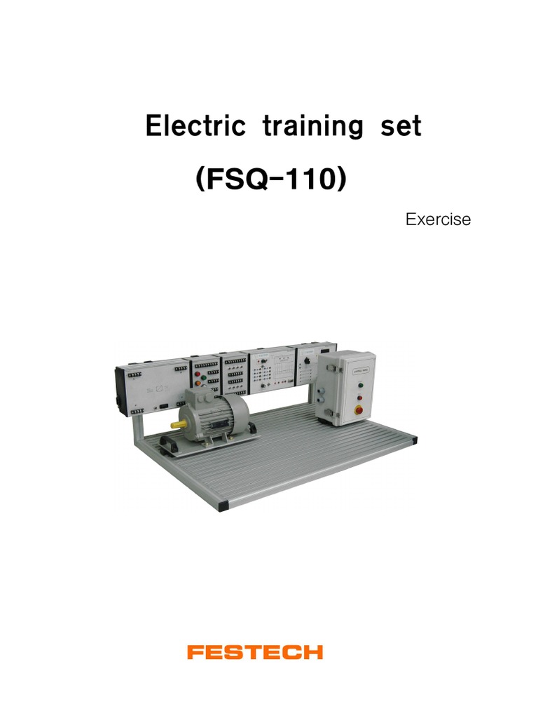 Electric Relay Control Training System | PDF | Switch | Relay