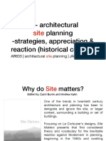 L1 Architectural Planning - Strategies, Appreciation & Reaction (Historical Context)