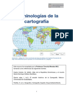 Terminologías de La Cartografía