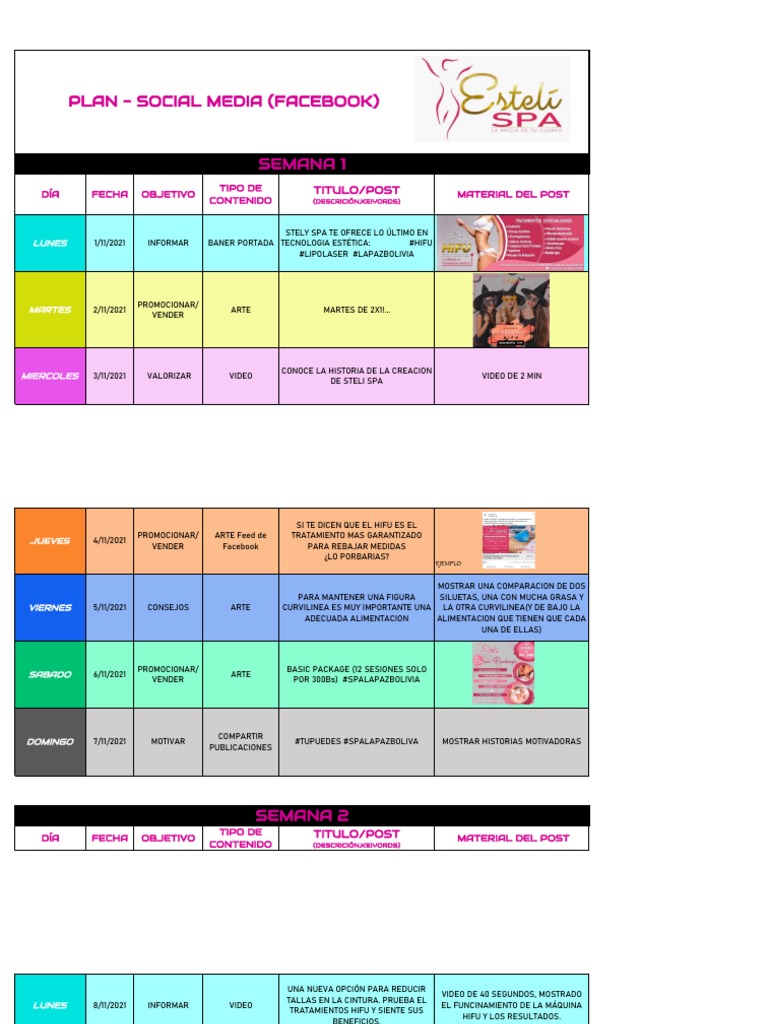 Plan RRSS | PDF