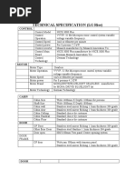 Technical Specification (LG Rise) : Control