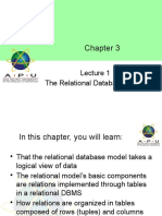 Relational DB Model Chapter