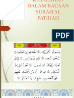 Kesalahan Bacaan Al-Fatihah