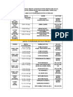 Ringkasan Jadual Peperiksaan