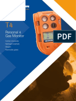 Personal 4 Gas Monitor: Carbon Monoxide Hydrogen Sulphide Oxygen Flammable Gases