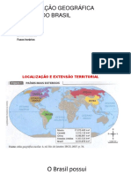 LOCALIZAÇÃO GEOGRÁFICA DO BRASIL