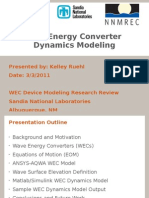 WEC Dynamic Modelling