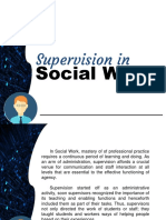 IV A. Supervision in Social Work