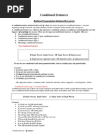 Conditional Sentences 