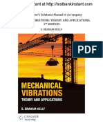 An Instructor's Solutions Manual To Accompany Mechanical Vibrations: Theory and Applications, 1 Edition