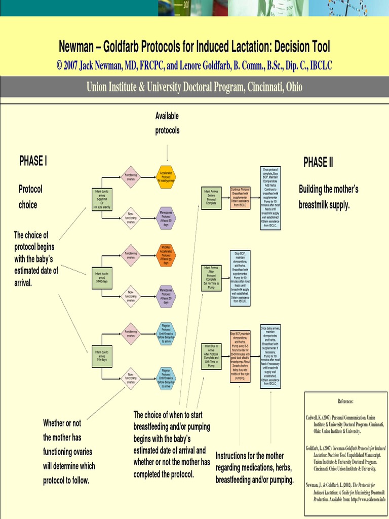Newman Goldfarb Protocols For Induced Lactation Decision Tool