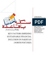 Key Factors Impeding Sustainable Financial Inclusion in Pakistan