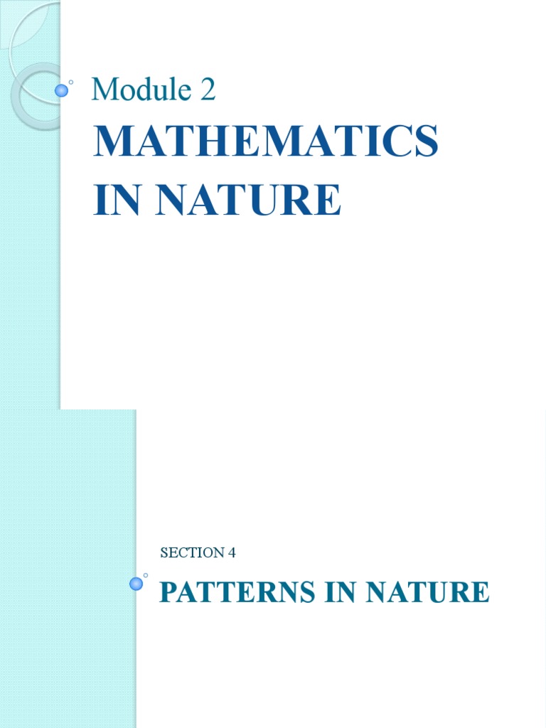 Mathematics and Patterns in Nature | PDF | Ratio | Triangle