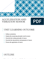 Acceleration and Vibration Sensor