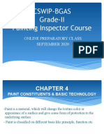 Cswip-Bgas Grade-II Painting Inspector Course: Online Preparatory Class September 2020