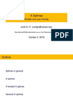 Flexible and user-friendly X-Splines