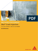 Sika Crack Injection Method Statement