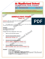 Simple Past Tense: Subject: English Language Worksheet (21) Class:4