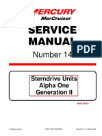 Service Manual _14 Alpha i Gen II Outdrives 1991 to Present