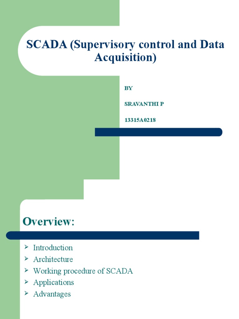 SCADA (Supervisory Control and Data Acquisition) | PDF