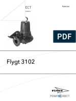 Flygt 3102: Parts List