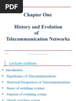 Chapter One History and Evolution of Telecommunication Networks