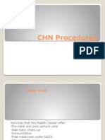 CHN Procedures: Standard Clinic Visit and Home Visit Guidelines