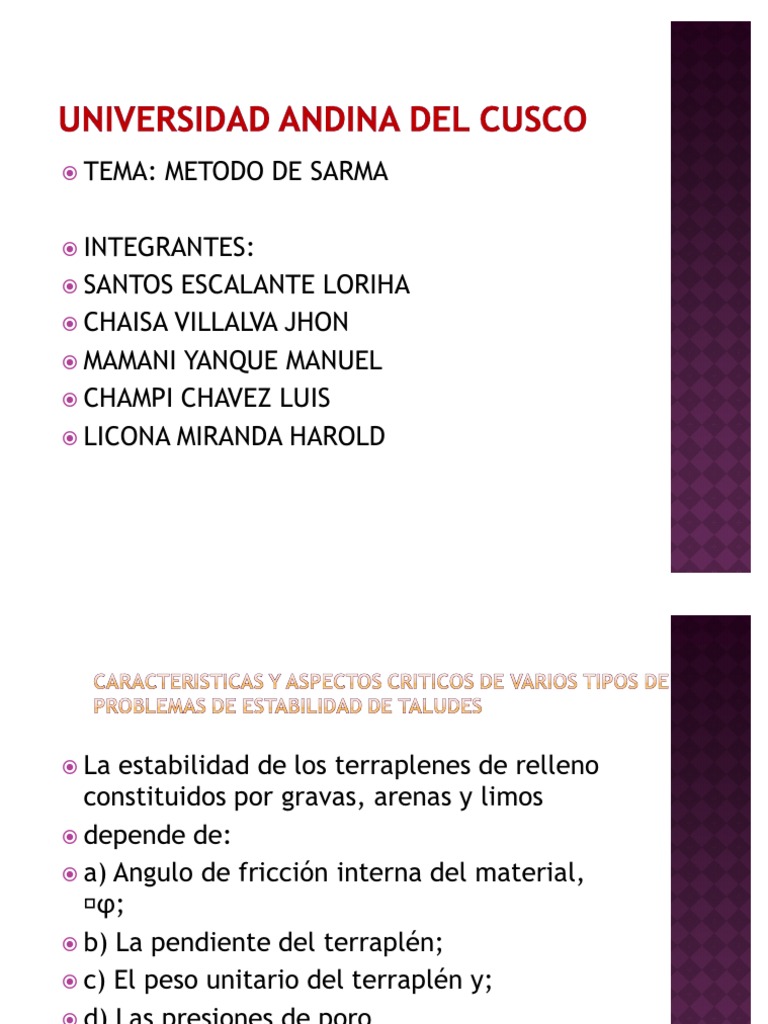 Metodo Sarma | PDF | Física | Ciencias fisicas