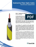 Submarine Fiber Optic Cable: Technical Datasheet