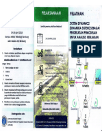 Brosur Pelatihan System Dynamics - Dinamika Sistem Sebagai Pendekatan Pemodelan Untuk Analisis Kebijakan - LPPM ITB April 2018