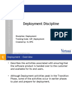 Deployment Discipline: Discipline: Deployment Training Code: GIP - Deployment Created By: SL DPG