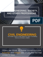 Civil Engineerin, Society, and Other Professions