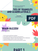 Properties of Triangles and Quadrilaterals: Let's Check Your Understanding! Grade 5 Mathematics