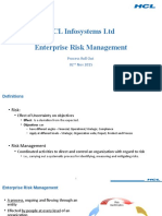 Enterprise Risk Management - Roll Out - 02nd Nov 2015
