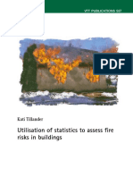 Utilisation of Statistics To Assess Fire Risks in Buildings: Kati Tillander