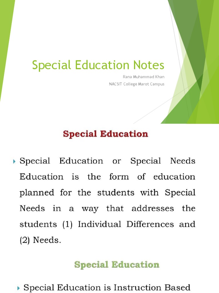 MA Special Education | PDF