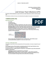 Lecture on TB and UTI covers detection, granulomas