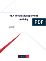 RSA Token Management Activity