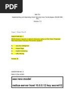 CCIE SCOR v1.0 - 350-701 - Expert - 05-Oct-21